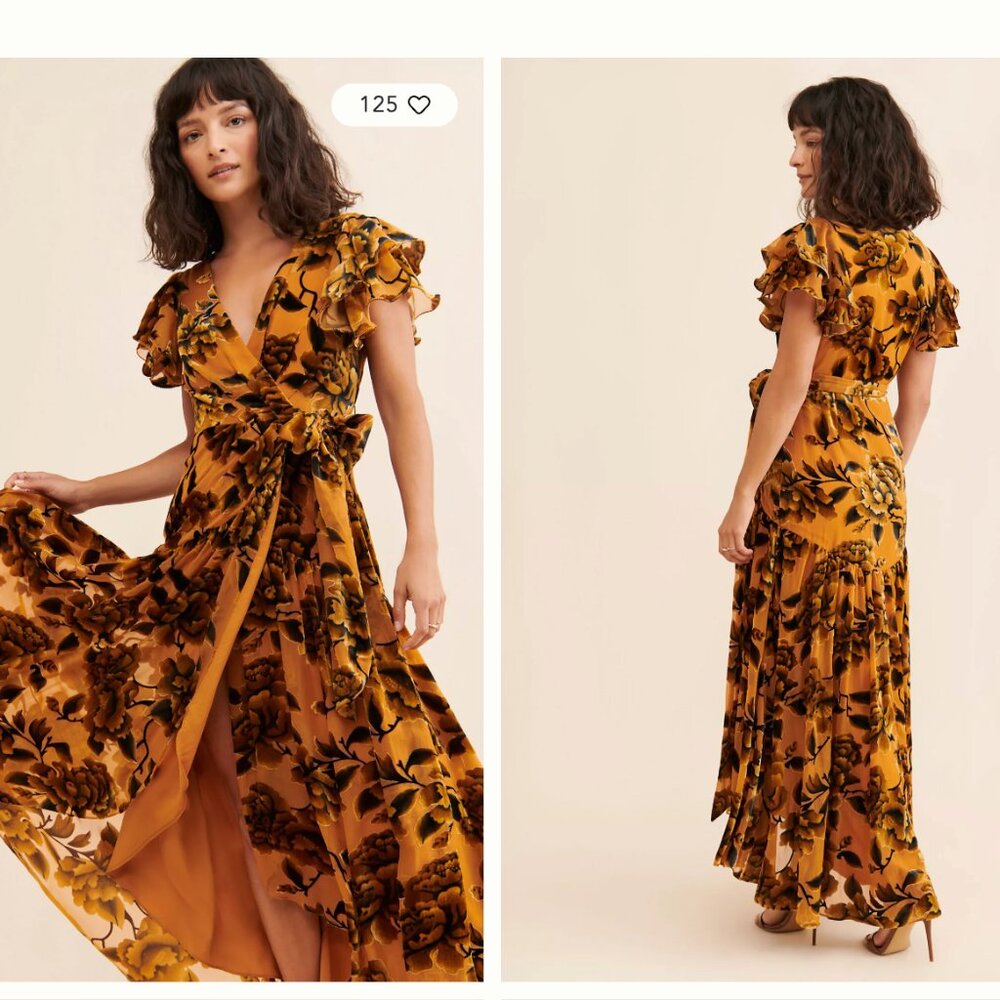 Hutch Zola Velvet Maxi Dress - Excellent condition